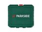 Boîte à outils verte Parkside.