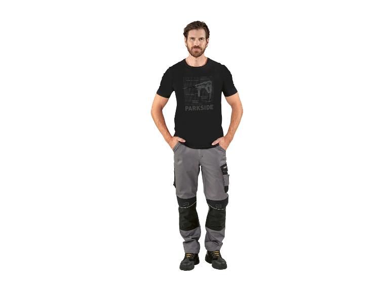 T-shirt et pantalon Parkside pour homme, style workwear.