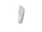 Chaussette grise sur fond blanc