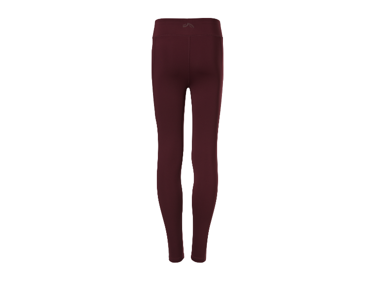Leggings de sport bordeaux.
