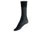 Chaussette homme noire semi-transparente.