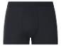 Boxer noir pour homme avec ceinture élastique et coutures apparentes.