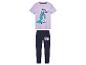 Pyjama My Little Pony avec un imprimé de licorne rose et un pantalon bleu.