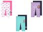 Lots de leggings pour filles: Disney, motifs floraux et pois.