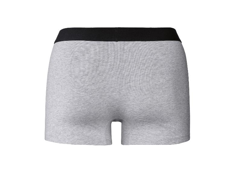 Caleçon gris pour homme avec ceinture noire, vue arrière.