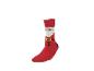 Chaussette rouge avec motif Père Noël