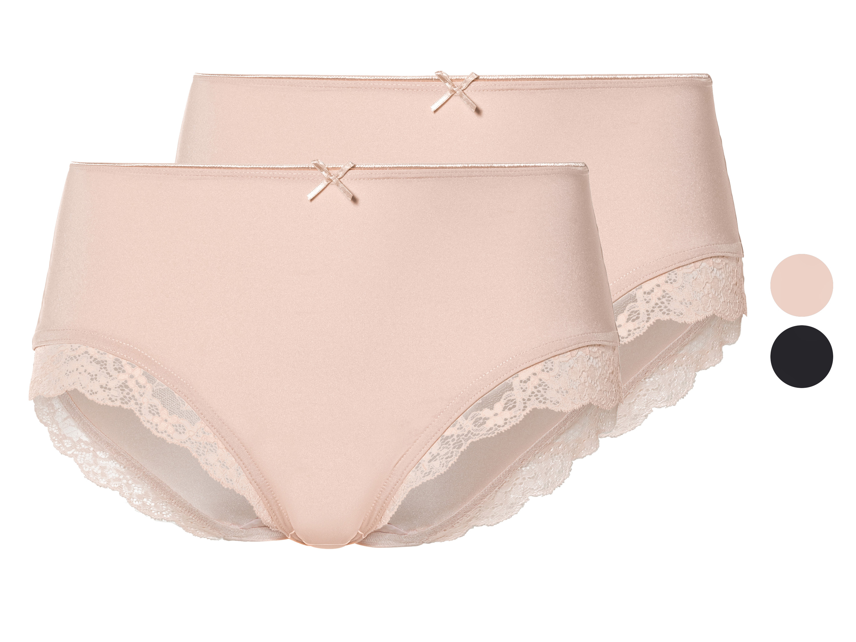esmara® Lot de 2 culottes gainantes à dentelle femme
