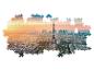 Un puzzle représentant la Tour Eiffel et un coucher de soleil sur Paris