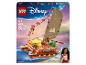 Ensemble LEGO Disney Le canoë d'aventure de Moana avec 529 pièces.