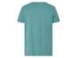 T-shirt turquoise à manches courtes pour homme.