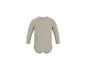Body bébé à manches longues beige clair, vue de dos