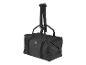 Un sac de voyage noir avec une bandoulière.