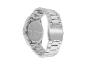 Une montre Auriol argentée avec un bracelet en acier.