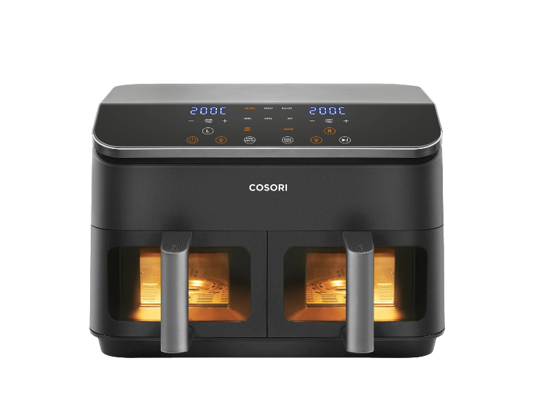 Friteuse à air COSORI à double panier.