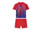 Maillot de bain enfant Spiderman : haut et short rouge.