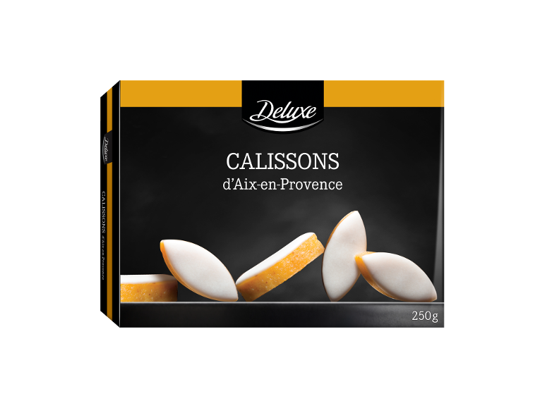Boîte noire de calissons, 250g.