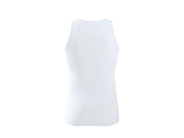 Débardeur blanc pour homme, vue de dos