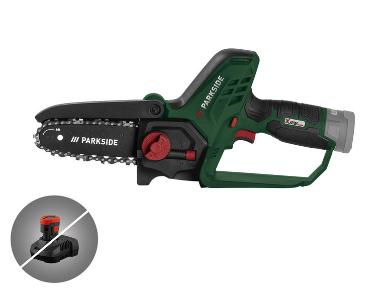 PARKSIDE® Minitronçonneuse à bois sans fil PGHSA 12 C…