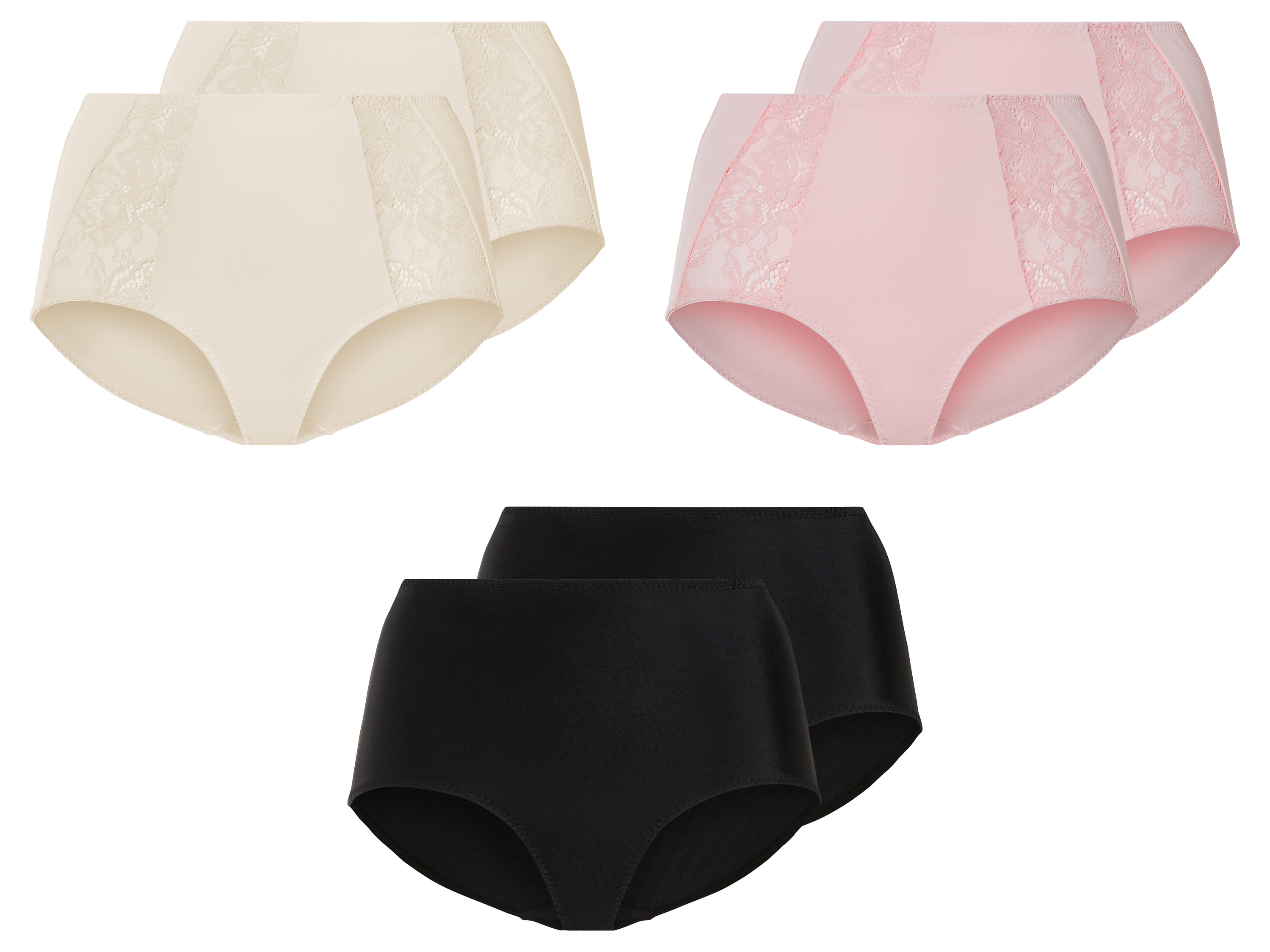 esmara® Lot de 2 culottes gainantes femme