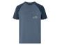T-shirt de nuit bicolore bleu avec inscription 'CR7 Cristiano Ronaldo Nightwear'.