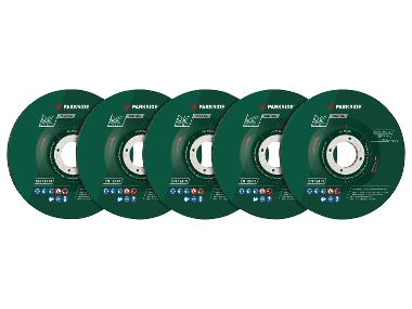 PARKSIDE® Set de disques ou Plateau auto-agrippant avec disques abrasifs, Ø 115 mm (disques à ébarber)