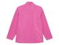 Polaire rose fuchsia pour femme avec col montant, vue de dos.
