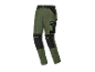 Pantalon de travail Parkside, vert olive et noir.