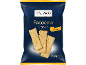 Paquet bleu foncé de crackers focaccia avec le texte 'Focaccia Crackers Classic' et 100 g.