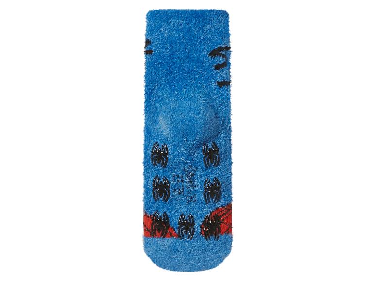 Chaussette bleue avec motif Spider-Man