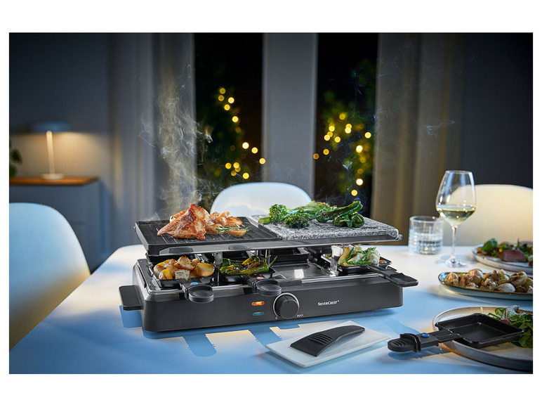 Aller en mode plein écran : SILVERCREST® KITCHEN TOOLS Raclette-grill SRGS 1400 D4/ SORGS 1400 D4, avec pierre chaude, 1400 W - Image 2