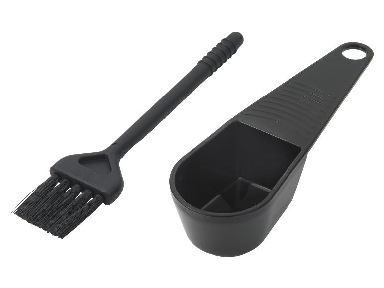 Ensemble brosse et bol mélangeur noirs pour teinture capillaire