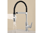 Robinet de cuisine avec douchette extractible et jet d'eau