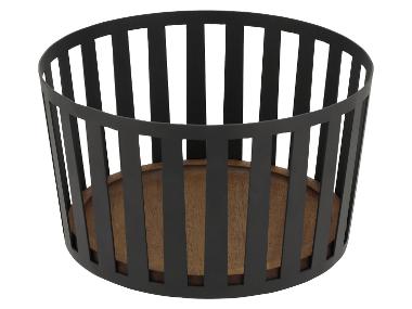 SILVERCREST® Corbeille à pain en acacia, Ø 21,5 x 12,5 cm