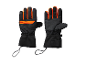 Gants de ski CRIVIT Premium en noir et orange
