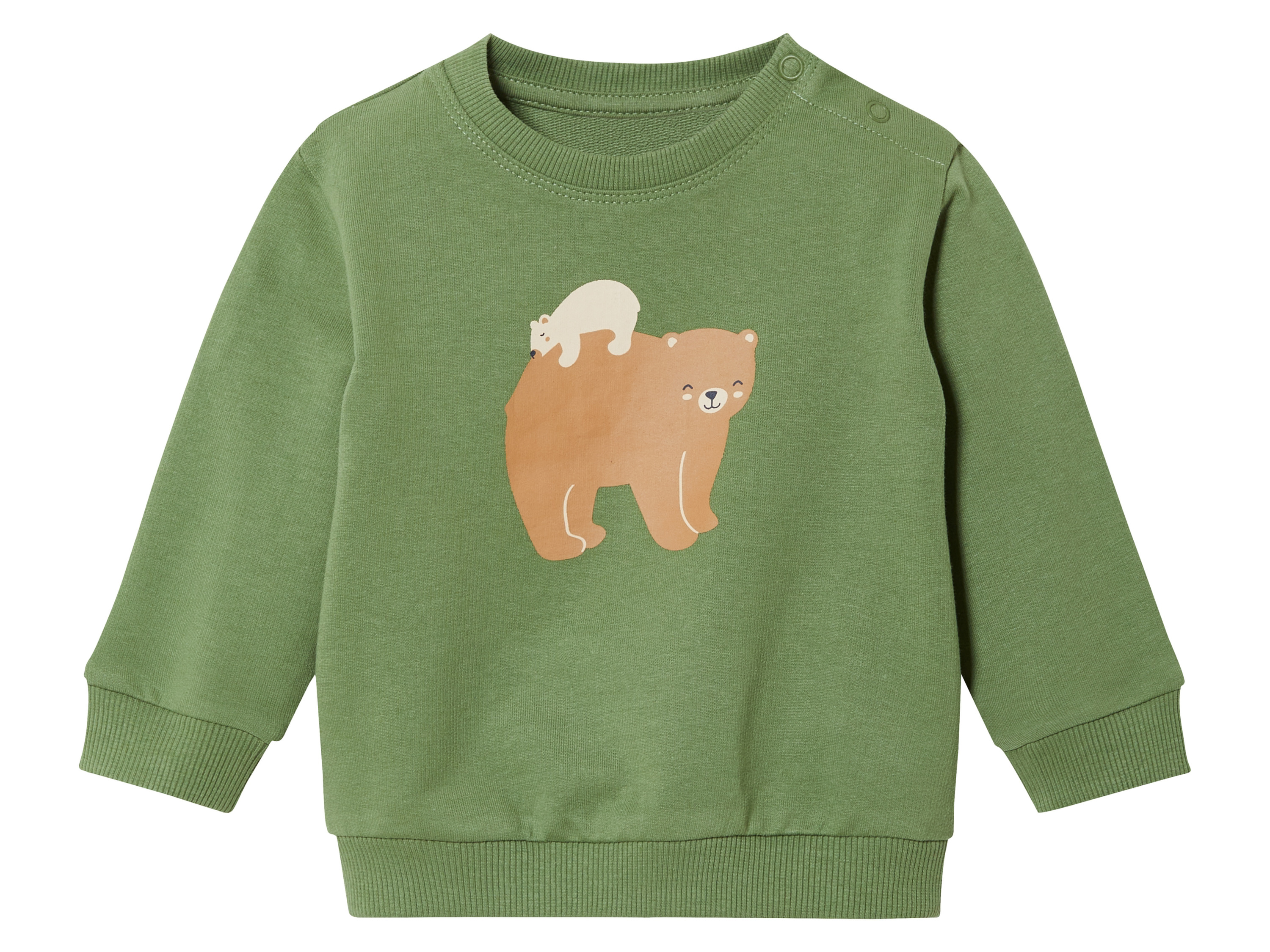 lupilu® Sweat molletonné bébé (0-2 mois, vert)
