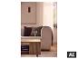 Lampe de table à batterie LED LIVARNO® sur une table en bois dans un salon confortable. [image générée par l'IA]