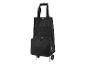 Un sac de courses noir à roulettes de Topmove.