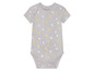 Un body bébé gris à pois jaunes de Lupilu.