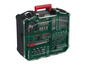 Un ensemble d'outils Parkside avec des tournevis, des forets et d'autres accessoires dans une valise.