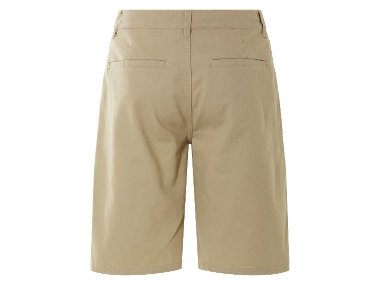Shorts beige en coton.