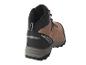 Bottes de randonnée marron imperméables avec des inserts noirs.