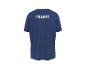 T-shirt bleu avec le mot « FRANCE » imprimé au dos.