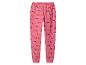 Pantalon de pyjama rose avec imprimé de teckels de Noël