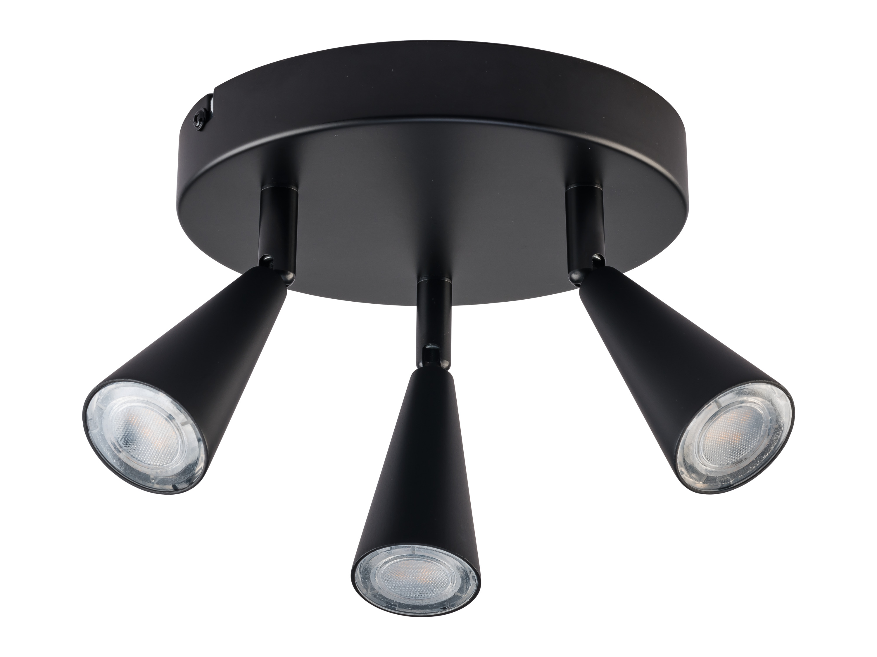 LIVARNO home Plafonnier à LED (Rond/noir)
