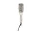 Une brosse à cheveux Silvercrest argentée avec des poils chauffants.