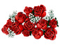 Un bouquet de roses rouges LEGO.