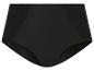 Culotte noire taille haute avec détails en dentelle