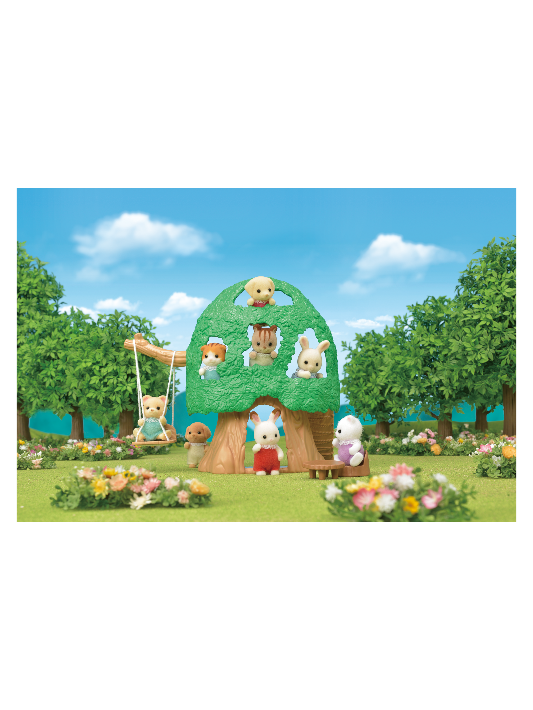 Mini univers La Cabane Et Bébé Écureuil Roux 5318 Sylvanian Families Le Jeu - vue 9
