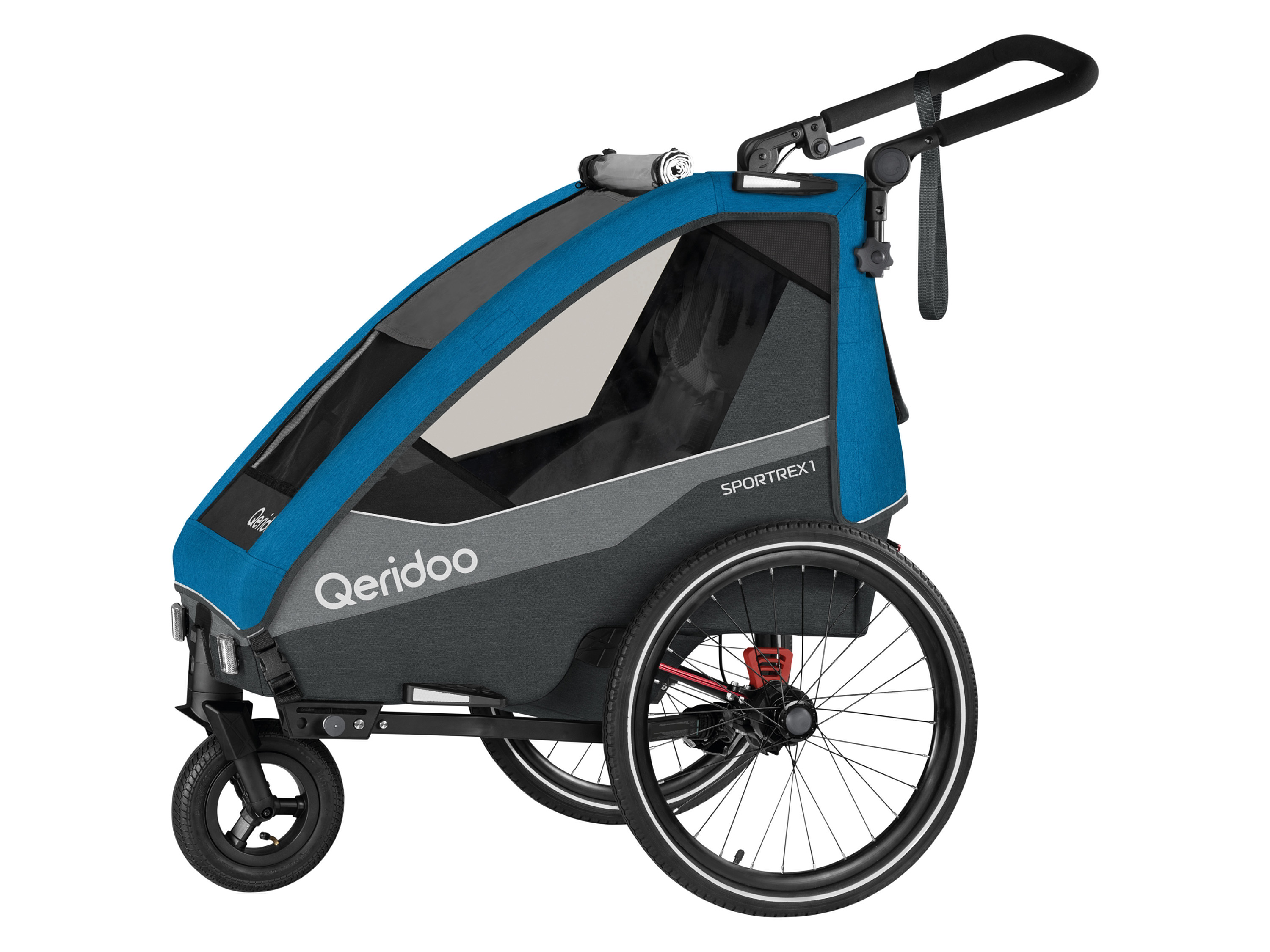 Qeridoo Remorque vélo Sportrex 1