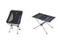 Chaise et table pliantes Crivit pour le camping.